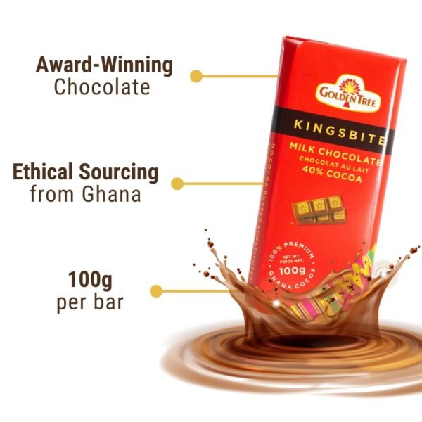 Kingsbite Milk Chocolate 100g - Image 2