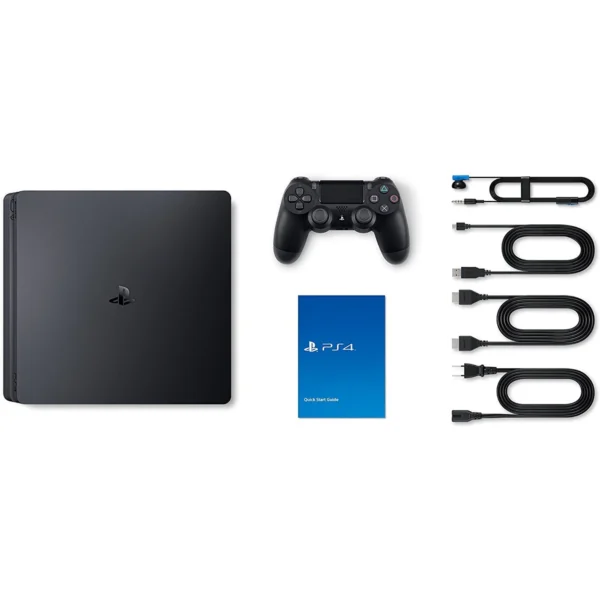 Sony PlayStation 4 Slim 1TB Gaming Console, Black, CUH-2115B - Image 3