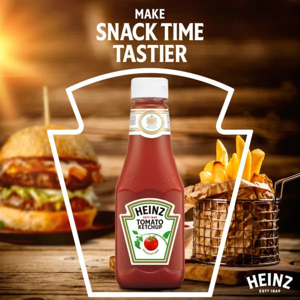 Heinz Tomato Ketchup 342g - Image 3