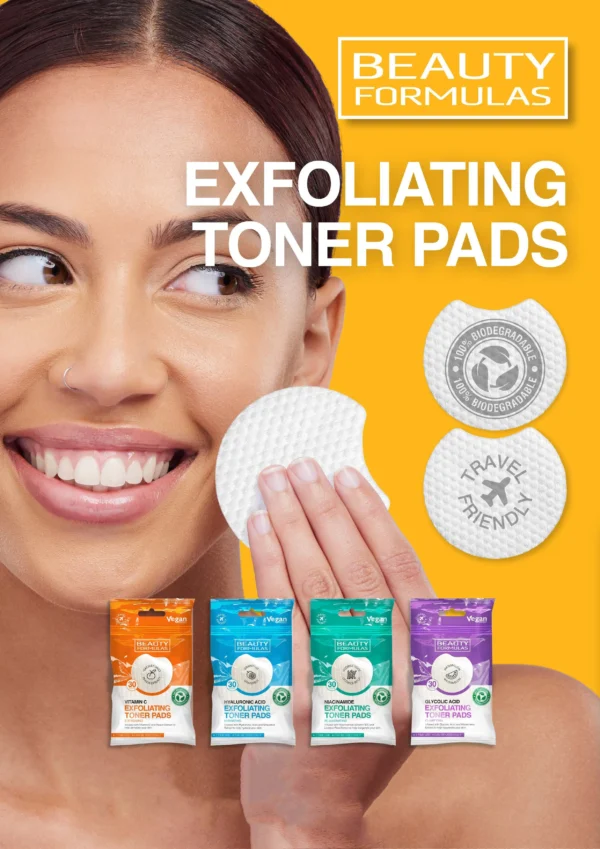 Beauty Formulas  Exfoliating Toner Pads - Image 2