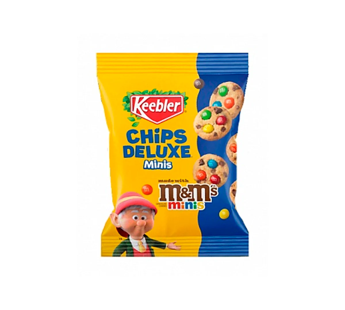 Keebler Chips Deluxe Minis Made with M&M’s, Chocolate Chip Cookies