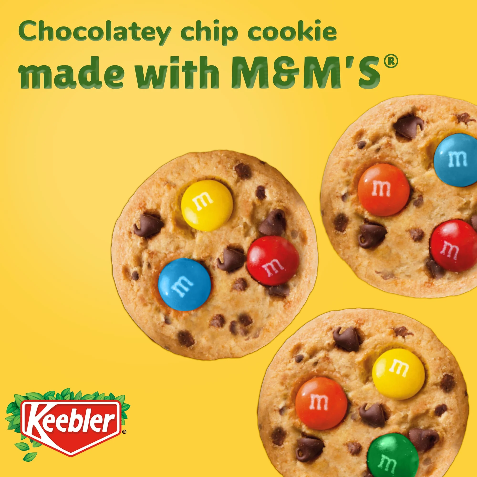 Keebler Chips Deluxe Minis Made with M&M’s, Chocolate Chip Cookies - Image 4